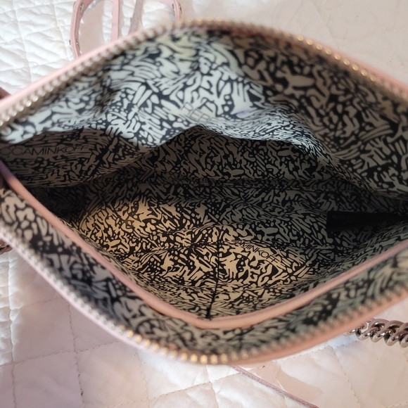 Rebecca Minkoff Pink Pebbled Mate Leather Mini MAC rossbody Bag Adjustable Strap - Picture 8 of 12